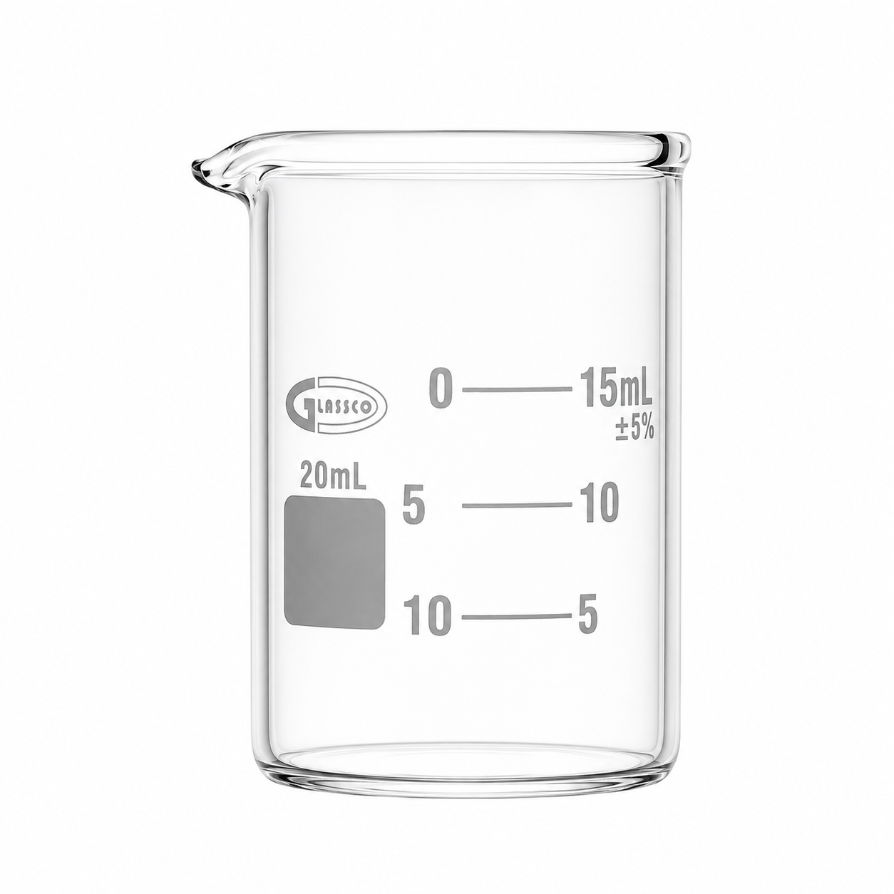 VASO DE PRECIPITADO DE VIDRIO BOROSILICATO GLASSCO