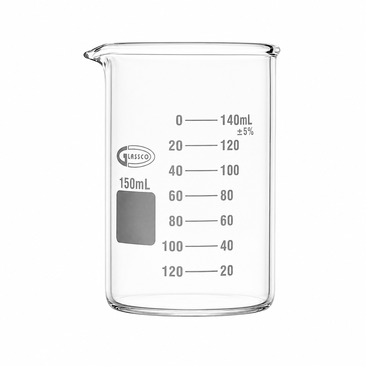 VASO DE PRECIPITADO DE VIDRIO BOROSILICATO GLASSCO