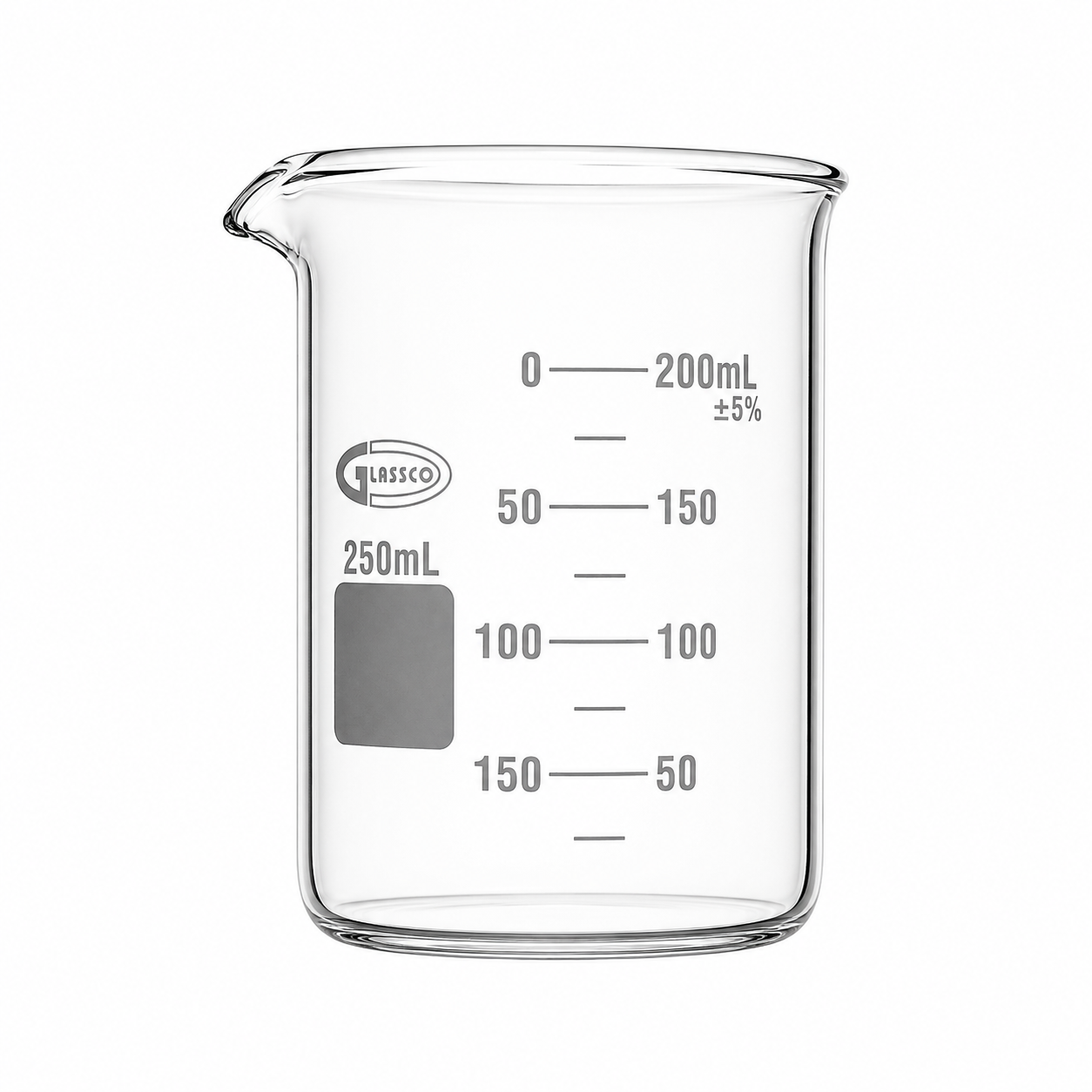 VASO DE PRECIPITADO DE VIDRIO BOROSILICATO GLASSCO