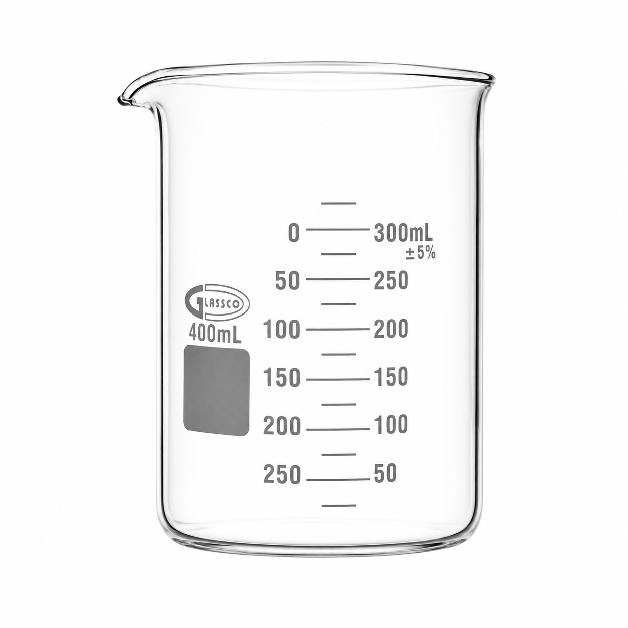 VASO DE PRECIPITADO DE VIDRIO BOROSILICATO GLASSCO