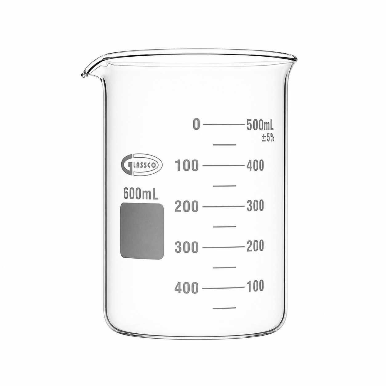 VASO DE PRECIPITADO DE VIDRIO BOROSILICATO GLASSCO