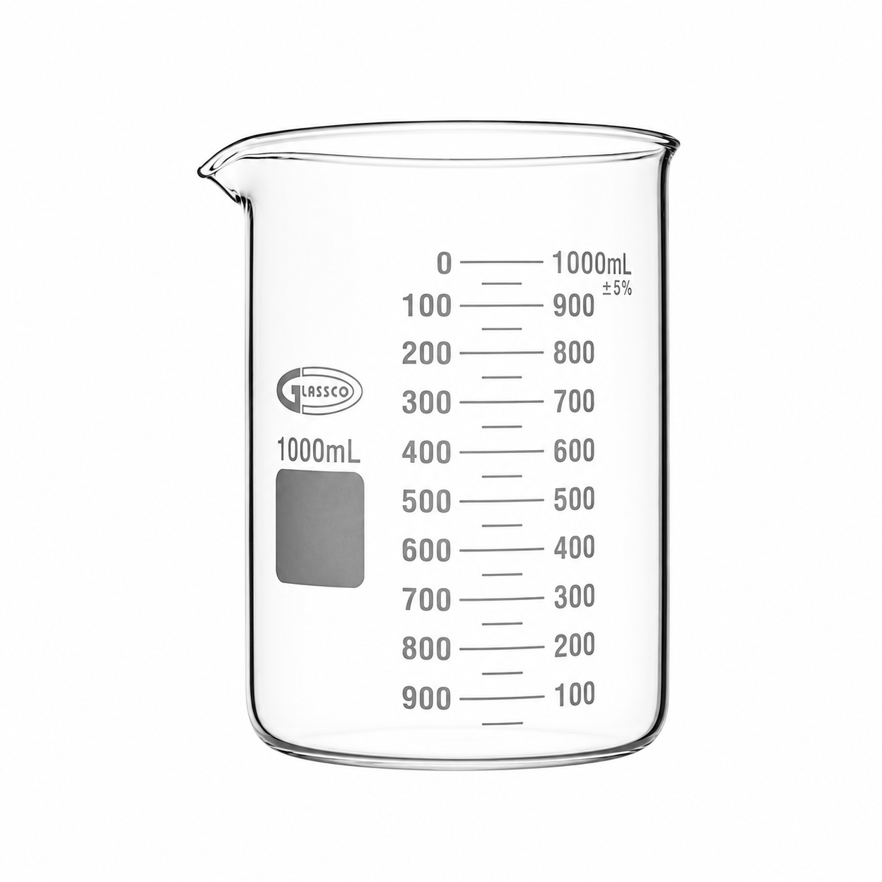 VASO DE PRECIPITADO DE VIDRIO BOROSILICATO GLASSCO