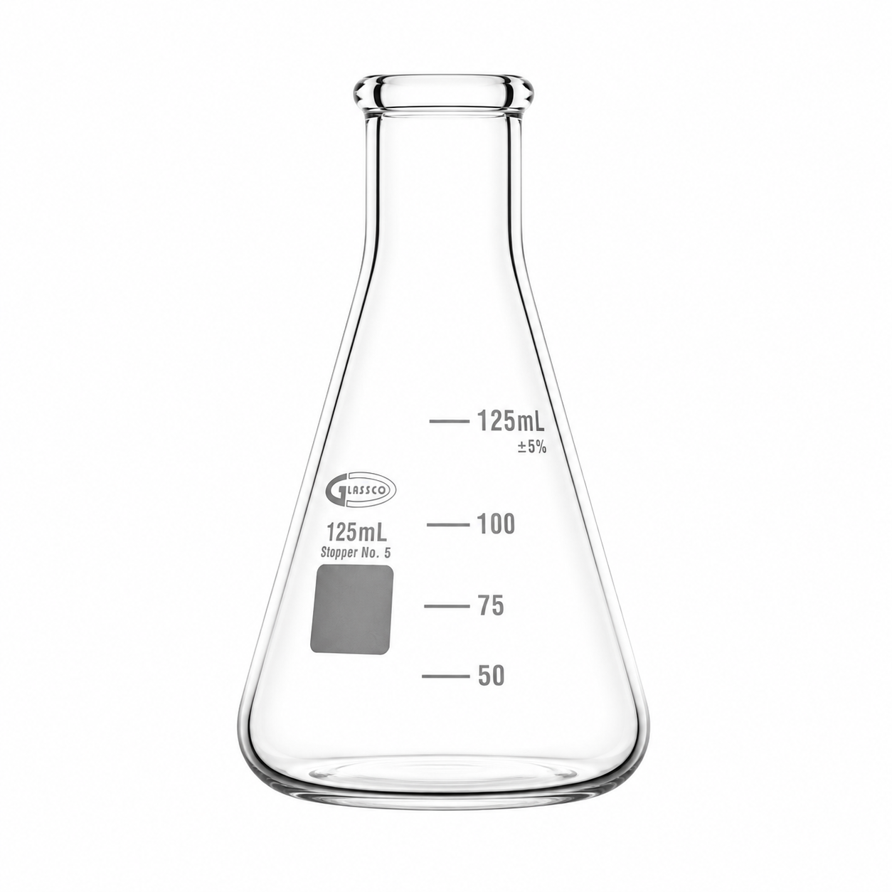 MATRAZ ERLENMEYER DE VIDRIO BOROSILICATO GLASSCO
