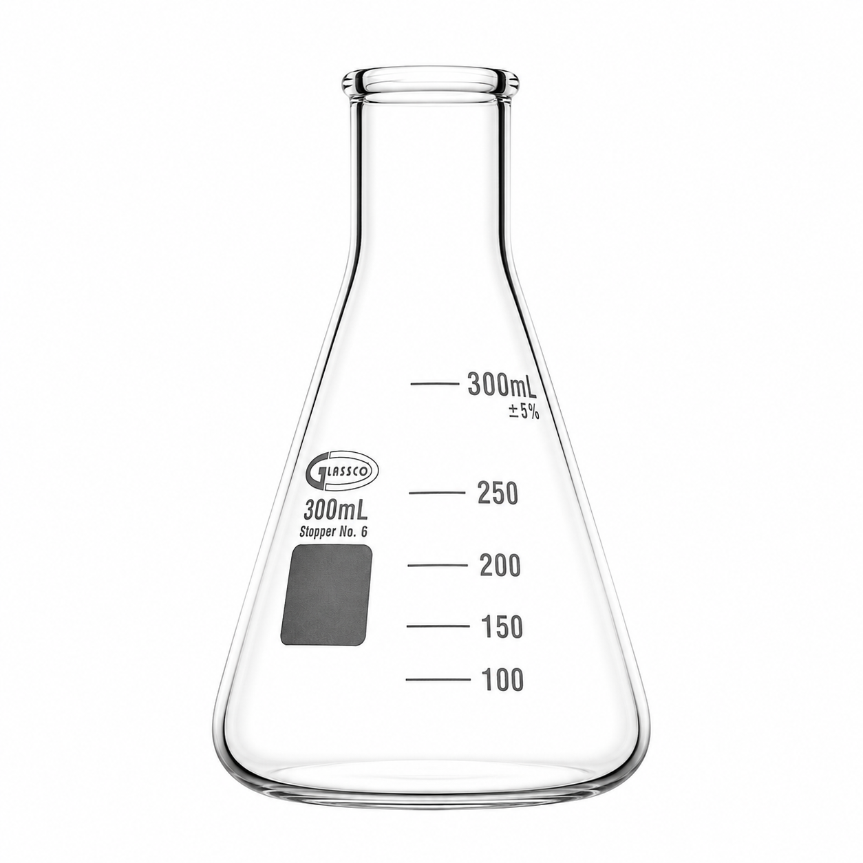 MATRAZ ERLENMEYER DE VIDRIO BOROSILICATO GLASSCO