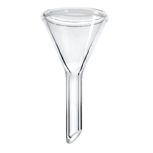 EMBUDO CÓNICO GLASSCO 238.202 DE VIDRIO Y CON TALLO CORTO