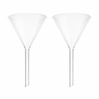 Embudo Cónico de Vidrio con Tallo Corto | Pack 2 Piezas | GLASSCO
