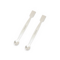 Espátula de Laboratorio con Cuchara y Punta Plana | Pack 2 Piezas | GLASSCO