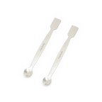 Espátula de Laboratorio con Cuchara y Punta Plana | Pack 2 Piezas | GLASSCO