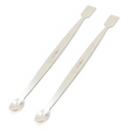Espátula de Laboratorio con Cuchara y Punta Plana | Pack 2 Piezas | GLASSCO