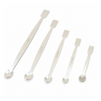 Espátula de Laboratorio con Cuchara y Punta Plana | Pack 2 Piezas | GLASSCO