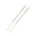 Espátula de Laboratorio con Punta Plana y Ceja Chattaway | Pack 2 Piezas | GLASSCO