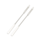 Espátula de Laboratorio con Punta Plana y Ceja Chattaway | Pack 2 Piezas | GLASSCO