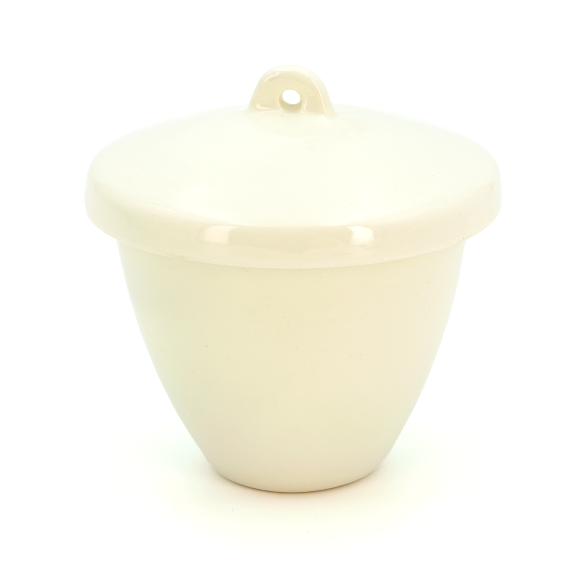Crisol de Porcelana con Tapa | Pack 2 Piezas | GLASSCO