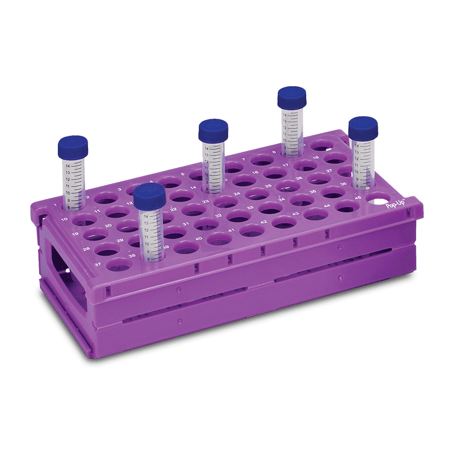GRADILLA PARA TUBOS CÓNICOS POP-UP APLILABLE HEATHROW SCIENTIFIC 2431 DE POLIPROPILENO PAQUETE 2 PIEZAS - Mercalab