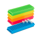 GRADILLA PARA 80 MICROTUBOS HEATHROW SCIENTIFIC 29025G DE PLÁSTICO AUTOCLAVABLE - Mercalab