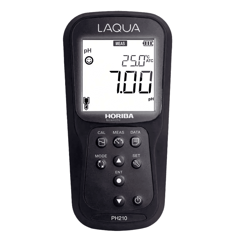 MEDIDOR DE PH PORTÁTIL A PRUEBA DE AGUA EN KIT PH210-K LAQUA HORIBA - Mercalab