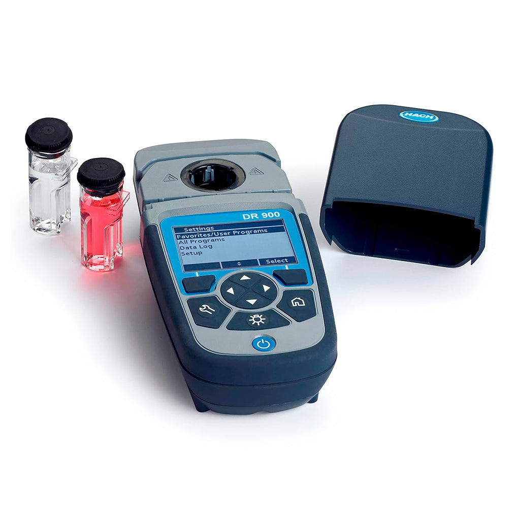 Colorímetro Multiparamétrico Portátil DR900 para Calidad de Agua - 90 Métodos Preprogramados - HACH 9385100