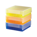 Caja para 81 Microtubos y Viales Criogénicos de 1.5-2.0 ml | Pack 2 Piezas | Heathrow Scientific