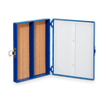CAJA DE PLÁSTICO PARA PORTAOBJETOS HEATHROW SCIENTIFIC DE ABS CON BROCHE Y FORRO DE CORCHO
