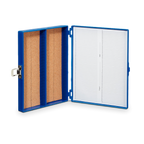 CAJA DE PLÁSTICO PARA PORTAOBJETOS HEATHROW SCIENTIFIC DE ABS CON BROCHE Y FORRO DE CORCHO