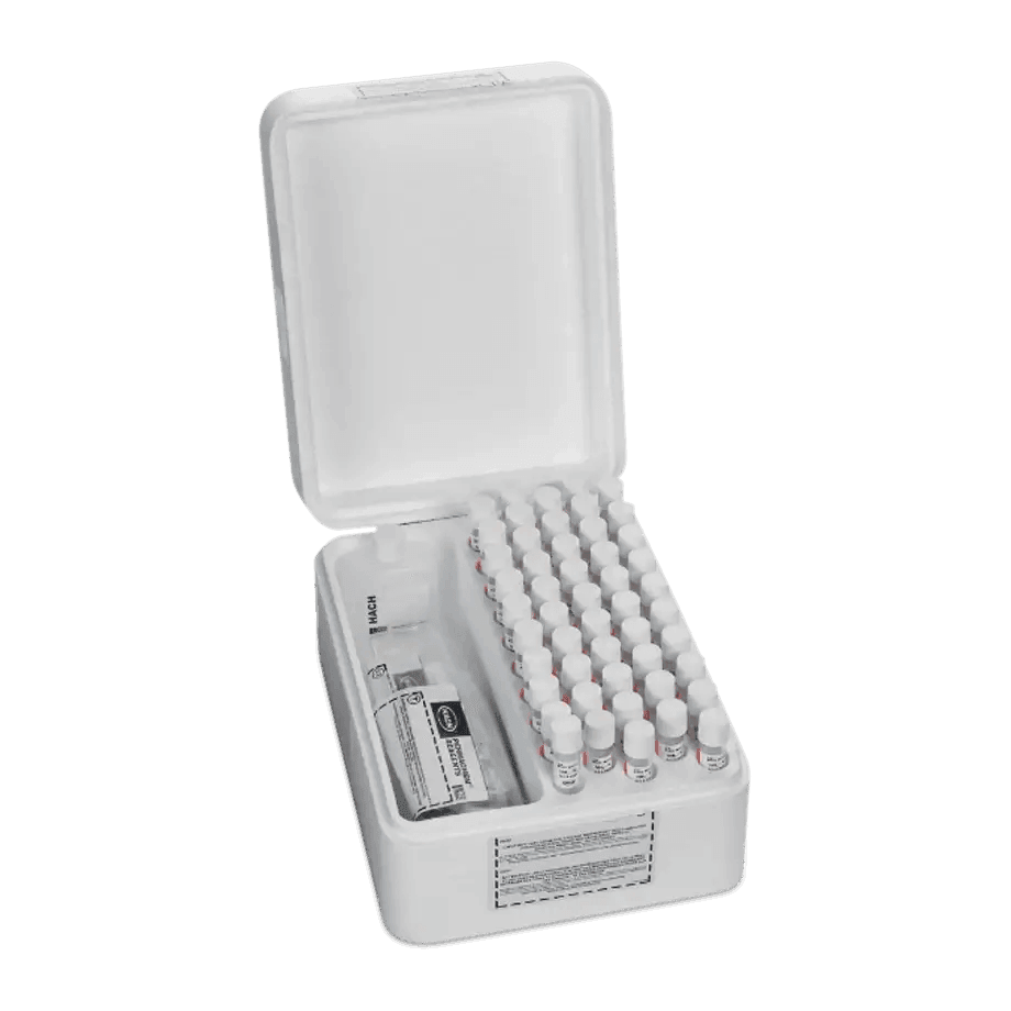 KIT DE PRUEBAS FÓSFORO TOTAL TNT RANGO ALTO HACH 2767245 - Mercalab