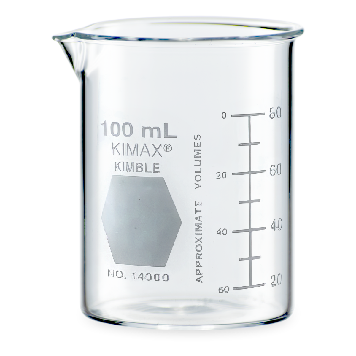 VASO DE PRECIPITADO GRIFFIN FORMA BAJA KIMAX 14000 CON ESCALA BLANCA