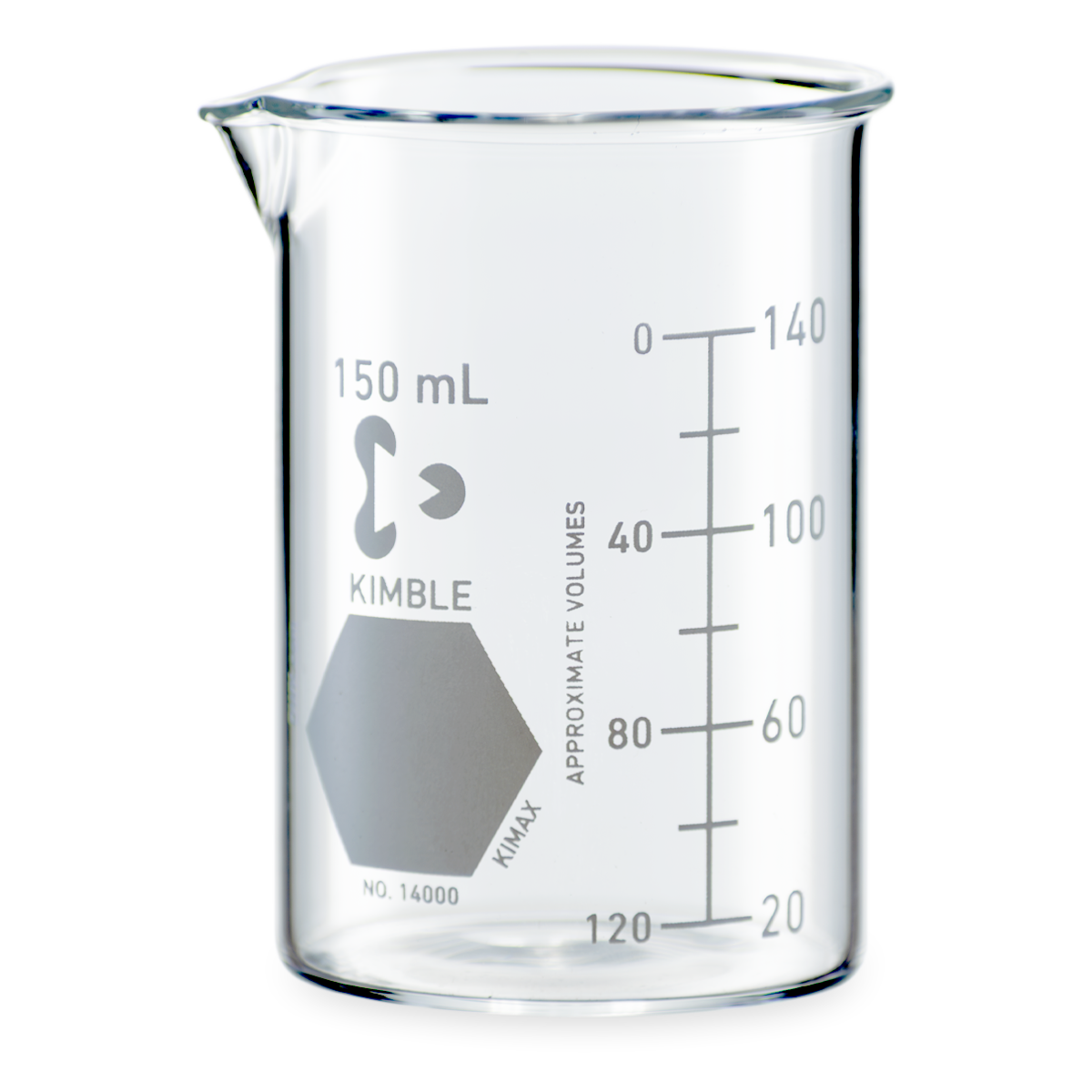 VASO DE PRECIPITADO GRIFFIN FORMA BAJA KIMAX 14000 CON ESCALA BLANCA