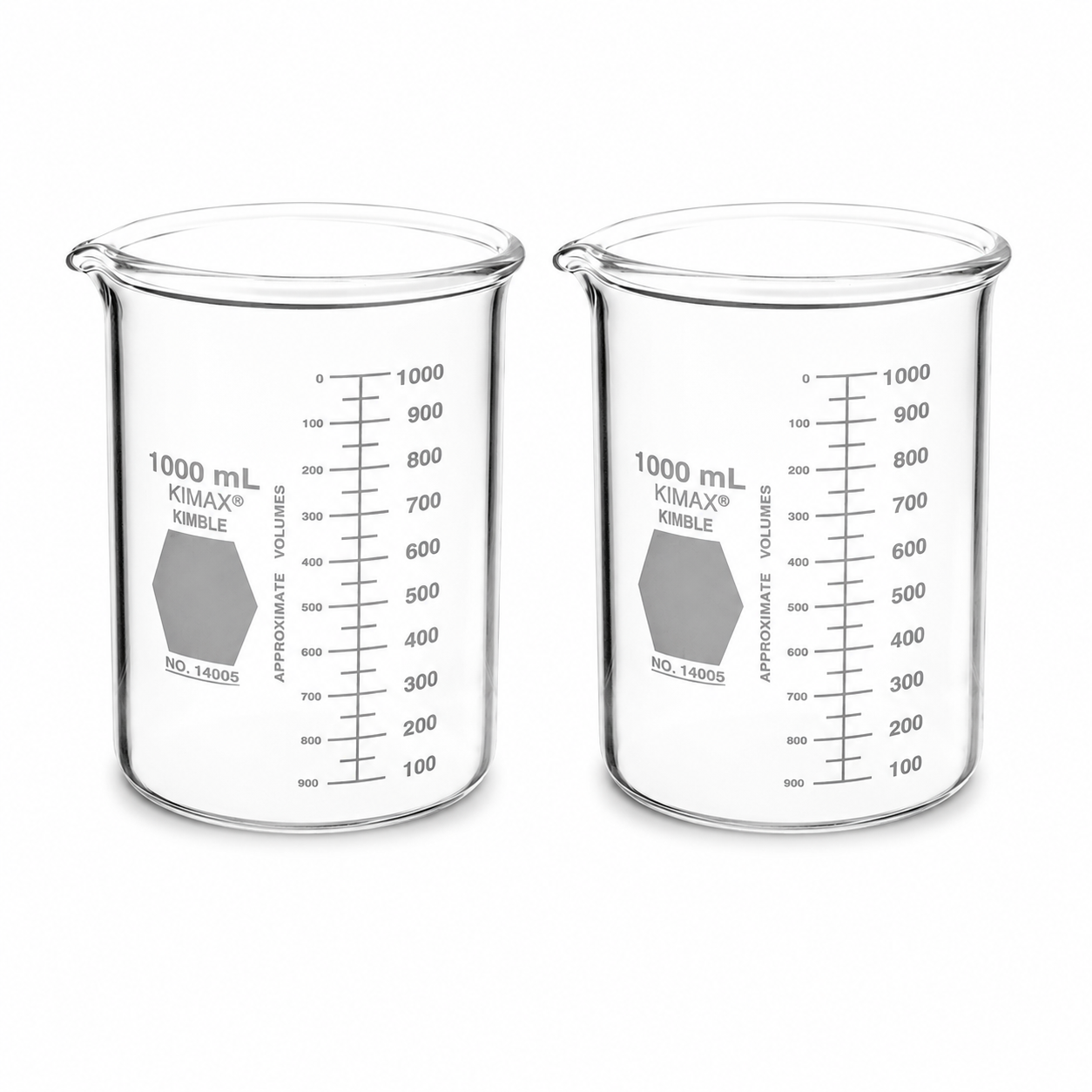 Vaso de Precipitado Reforzado | Pack 2 Piezas | Kimax