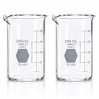 Vaso de Precipitado Berzelius con Vertedero | Pack 2 piezas | Kimax