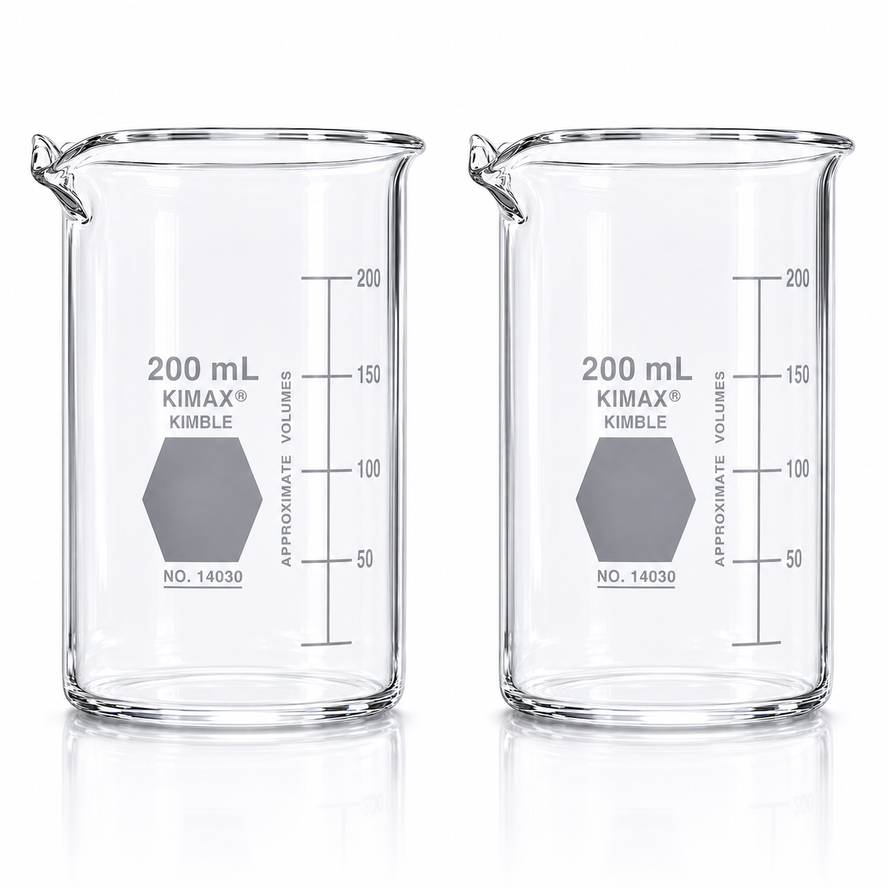 Vaso de Precipitado Berzelius con Vertedero | Pack 2 piezas | Kimax