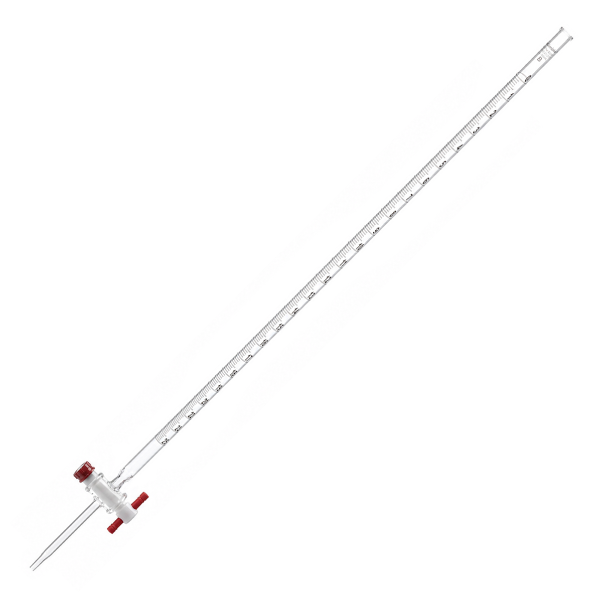 BURETA RECTA CLASE B KIMAX 17026F CON LLAVE DE TEFLÓN PARA USO GENERAL