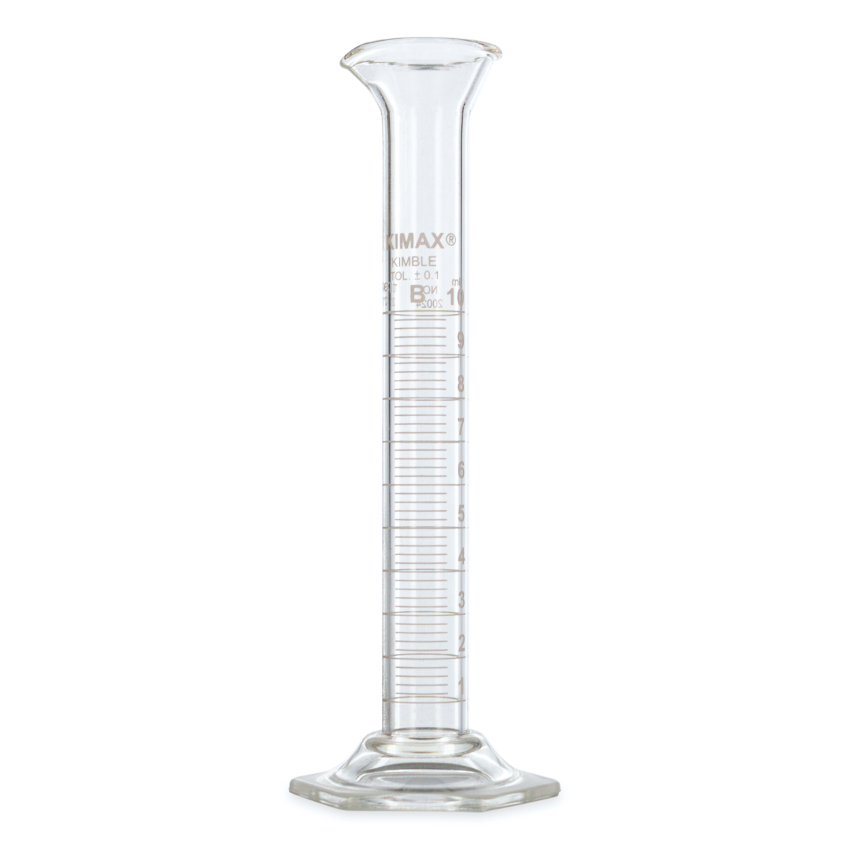 PROBETA CLASE B KIMAX 20024 CALIBRADA PARA ENTREGAR CON BASE HEXAGONAL Y BUMPER