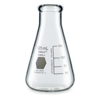 MATRAZ ERLENMEYER KIMAX 26650 CON BOCA ANCHA Y REFORZADA