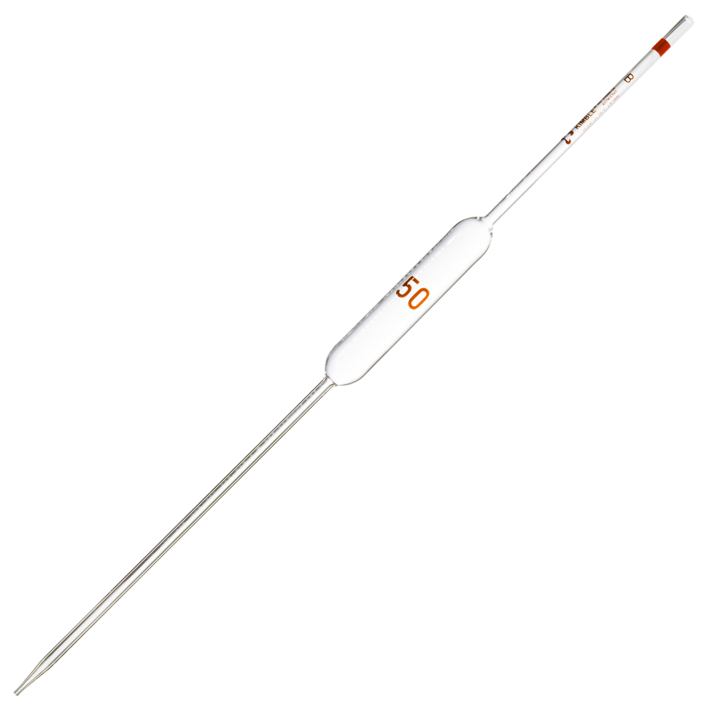 PIPETA VOLUMÉTRICA CLASE B KIMAX 37000 CON CÓDIGO DE COLOR