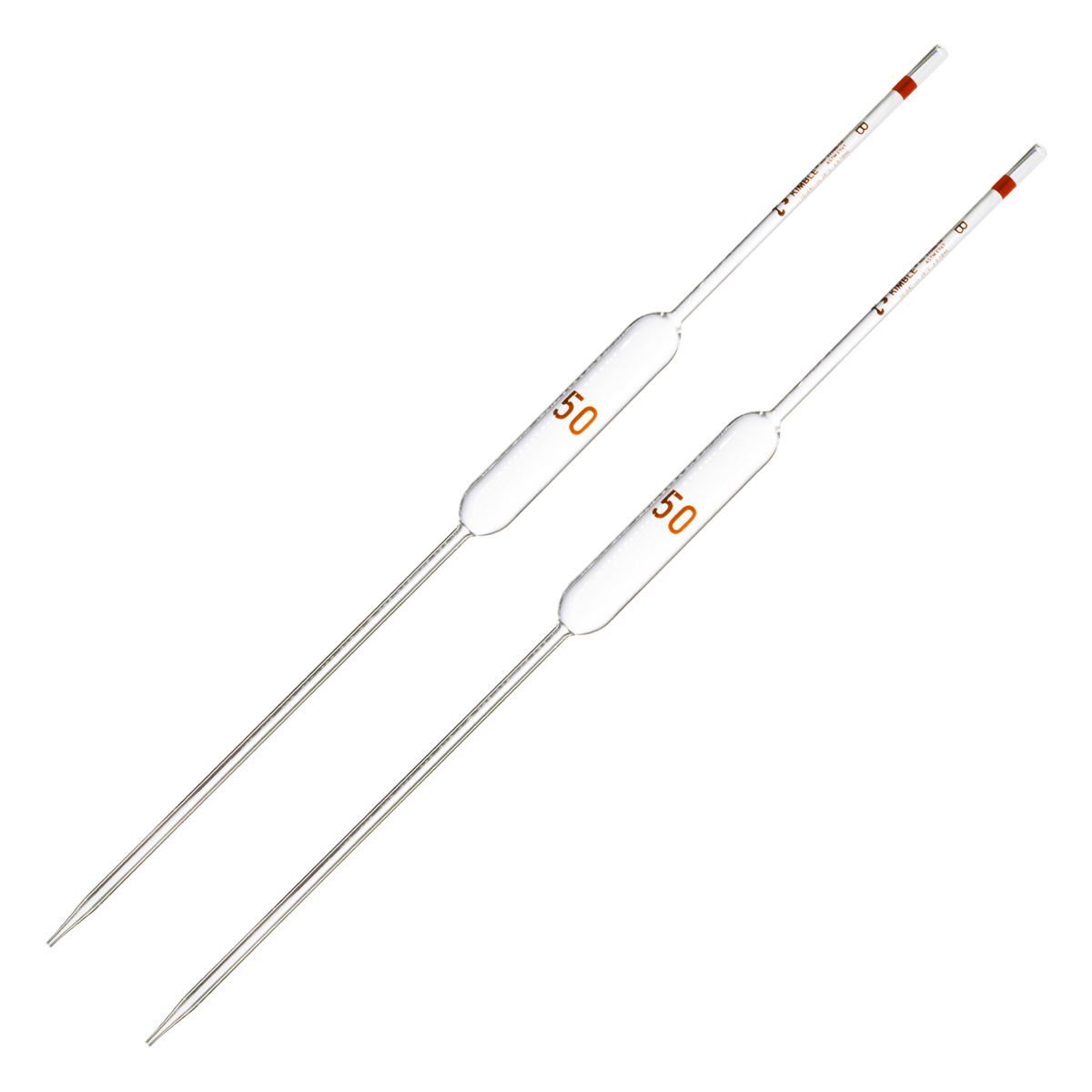 Pipeta Volumétrica de Vidrio Clase B - Pack 2 Piezas - Kimax 37000