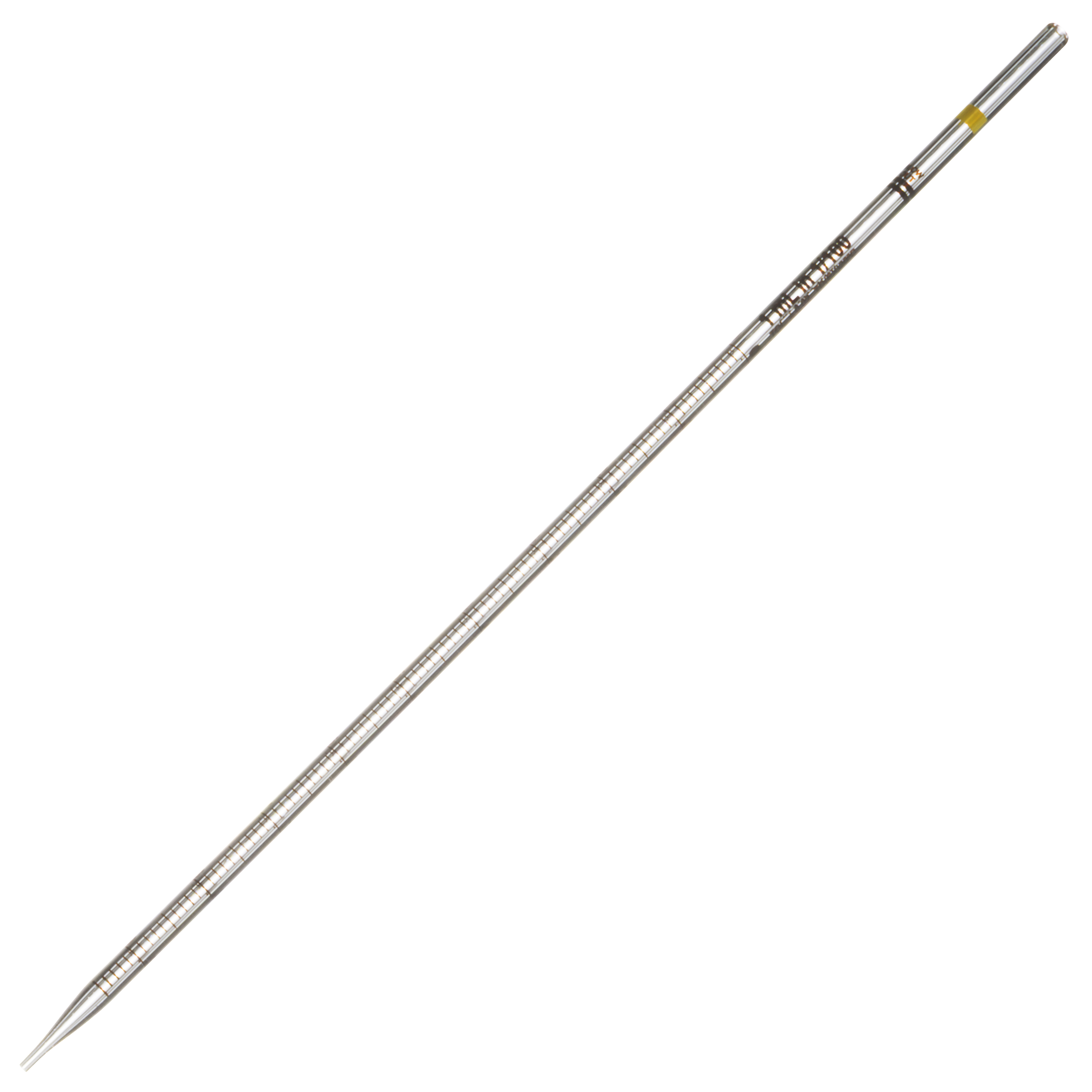 PIPETA GRADUADA CLASE B KIMAX 37033 CON ESCALA ÁMBAR Y CÓDIGO DE COLOR PARA USO ESCOLAR