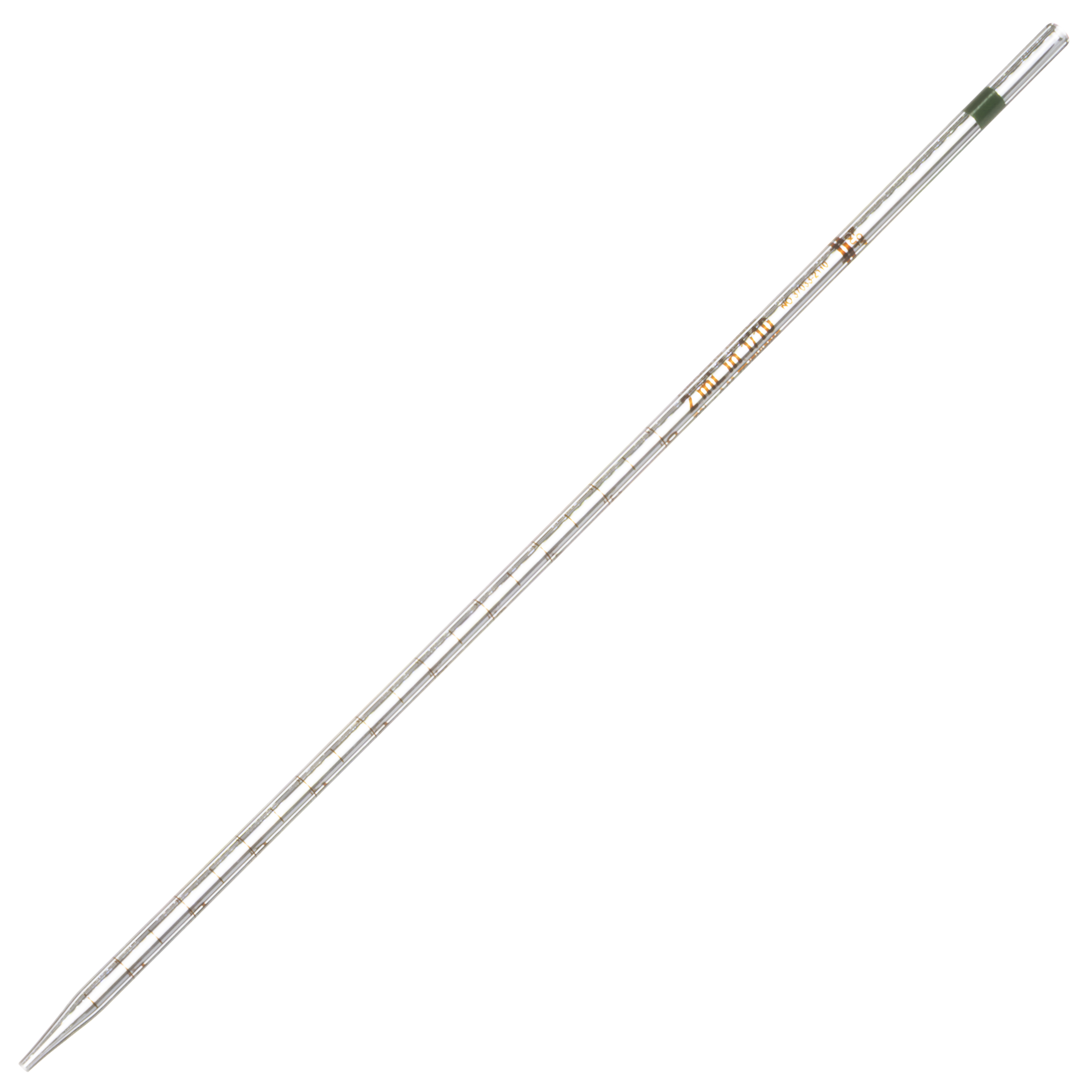 PIPETA GRADUADA CLASE B KIMAX 37033 CON ESCALA ÁMBAR Y CÓDIGO DE COLOR PARA USO ESCOLAR