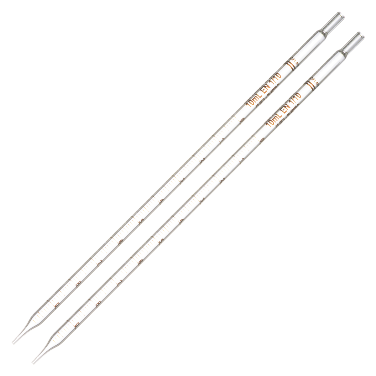 Pipeta Graduada de Vidrio TEKK (Grado Escolar) - Paquete de 2 Piezas - Kimax 37035K