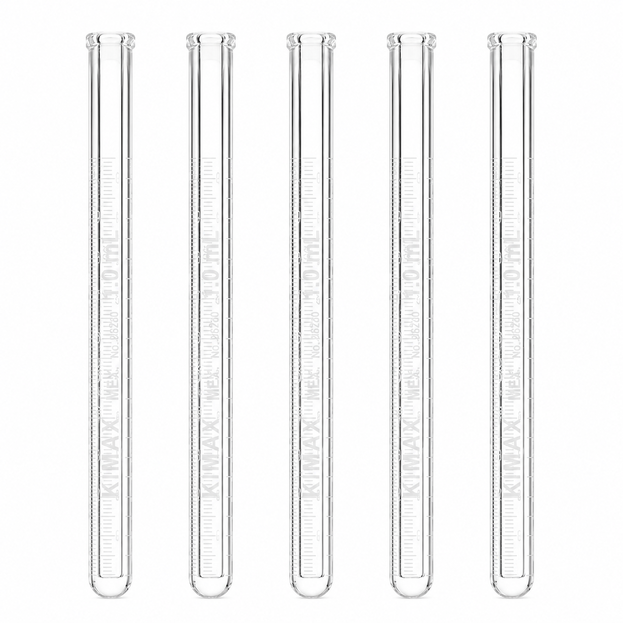 Tubo de Wintrobe de Vidrio para Hematocrito (1 ml) - Pack 5 Piezas - Kimax