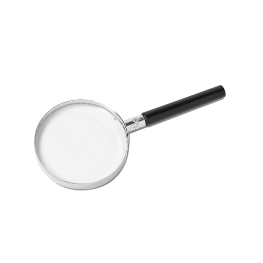 LUPA CIRCULAR DE 75 MM Y AUMENTO 5X ESLAB LUPA 75-15X CON ARO DE METAL - Mercalab