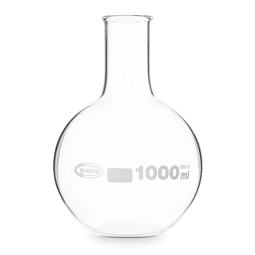 MATRAZ DE BOLA GLASSCO 235.202 CON FONDO PLANO Y BOCA ANGOSTA - Mercalab