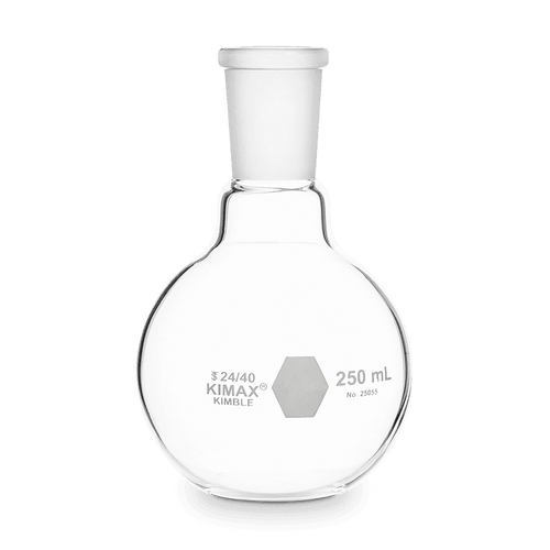 MATRAZ DE BOLA KIMAX 25055 CON FONDO PLANO Y CUELLO CORTO CON JUNTA 24/40 - Mercalab