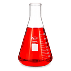 MATRAZ ERLENMEYER GLASSCO 231.402 CON BOCA ANGOSTA Y BOCA REFORZADA - Mercalab