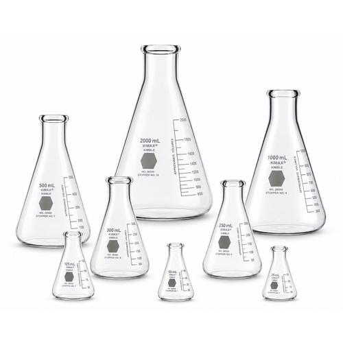 MATRAZ ERLENMEYER KIMAX 26500 CON BOCA ANGOSTA