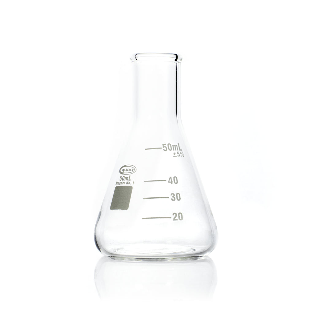 MATRAZ ERLENMEYER DE VIDRIO BOROSILICATO GLASSCO
