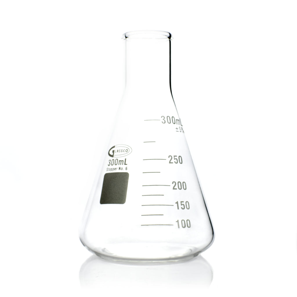 MATRAZ ERLENMEYER DE VIDRIO BOROSILICATO GLASSCO