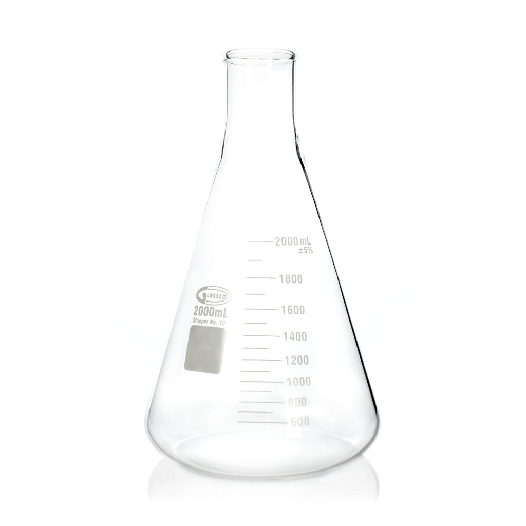 MATRAZ ERLENMEYER DE VIDRIO BOROSILICATO GLASSCO