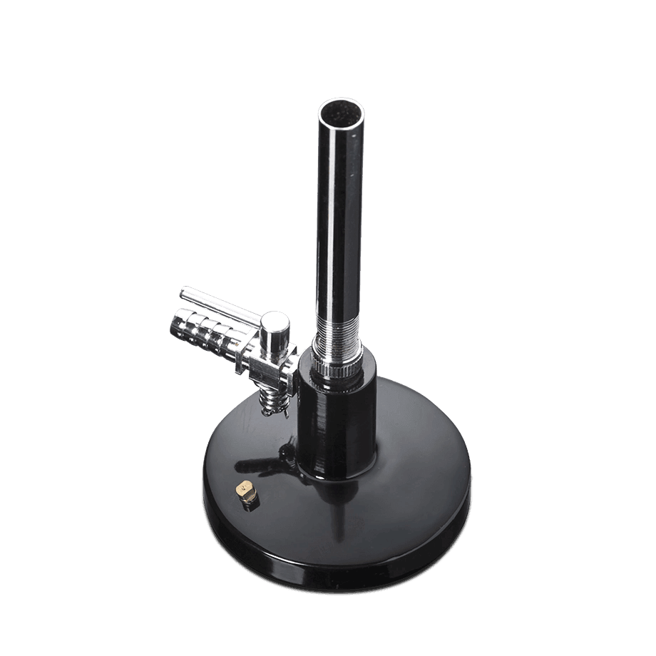 MECHERO BUNSEN GLASSCO 347.303 SENCILLO CON REGULADOR DE GAS Y FLAMA - Mercalab