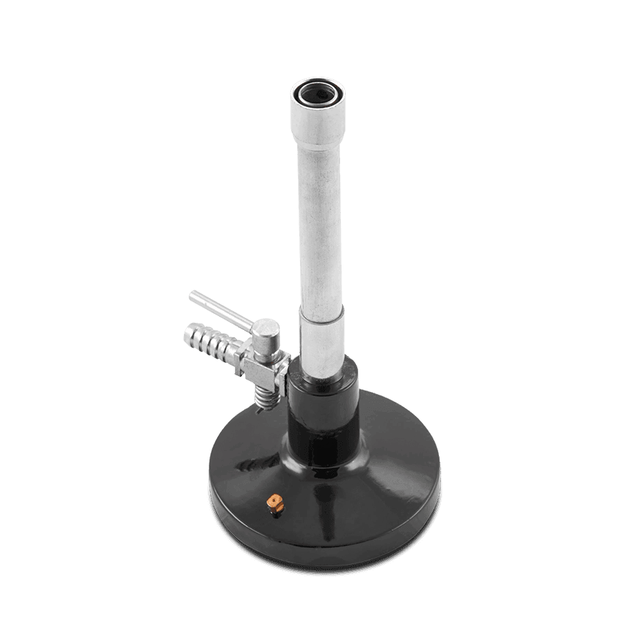 MECHERO BUNSEN GLASSCO 347.303 SENCILLO CON REGULADOR DE GAS Y FLAMA - Mercalab