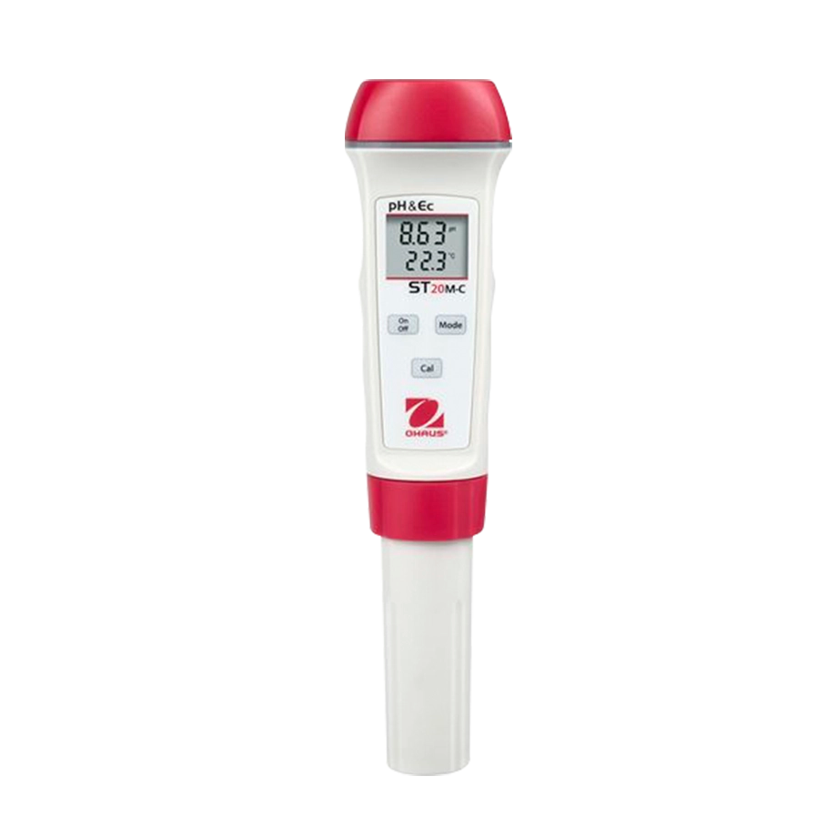 MEDIDOR DE PH DE BOLSILLO MULTIPARAMÉTRICO OHAUS 30393200 ST20M-C STARTER PARÁMETROS PH/EC/SALINIDAD/TEMPERATURA PARA MEDICIONES EN LA CALIDAD DEL AGUA RÁPIDAS Y SENCILLAS